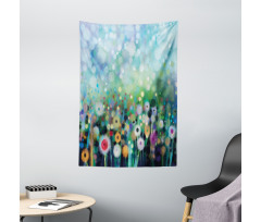 Flying Dandelions Art Tapestry