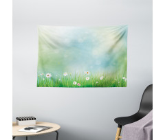 Spring Nature Field Wide Tapestry