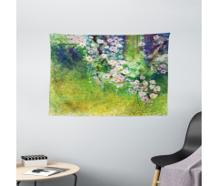 Grass Land Paint Wide Tapestry