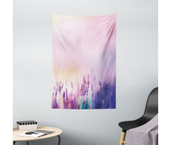 Lavender Violet Flowers Tapestry