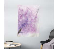 Sakura Tree Springtime Tapestry