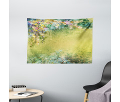 Spring Foliage Vintage Wide Tapestry