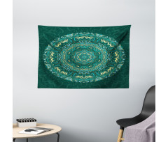 Eastern Mandala Wide Tapestry