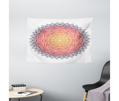 Mandala Orient Heart Wide Tapestry