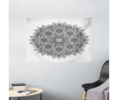 Mandala Ottoman Floral Wide Tapestry
