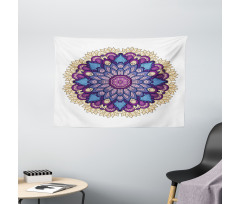 Floral Ornament Nature Wide Tapestry