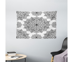 Eastern Mosaic Patterns Wide Tapestry