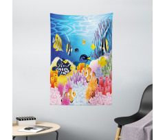 Fish Coral Reefs Tapestry