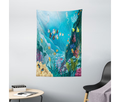 Underwater Scenery Tapestry