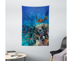 Tropical Turtle Water Tapestry