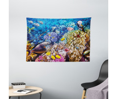 Ocean Beauties Wide Tapestry