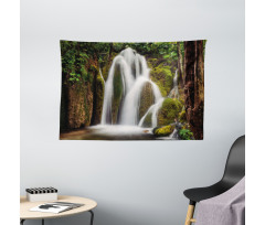 Waterfall Forest Cascade Wide Tapestry