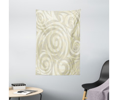 Vintage Swirling Floral Tapestry