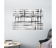 Abstract Art Geometric Wide Tapestry
