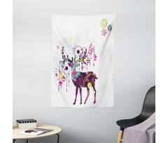 Reindeer Ornaments Tapestry