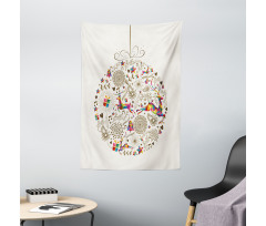 Polygon Deer as Ball Tapestry