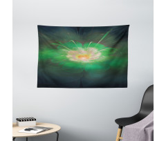 Digital Abstract Buds Wide Tapestry