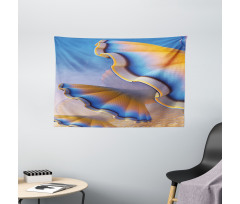 Sci Fi Shell Wide Tapestry