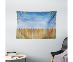 Swiled Spring Season Wide Tapestry