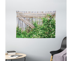 Daisy Chamomile Petals Wide Tapestry