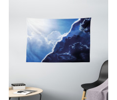 Contrasting Sky View Wide Tapestry