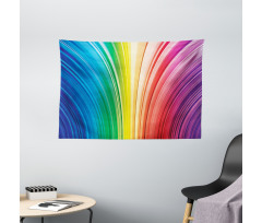 Psychedelic Stripes Wide Tapestry
