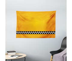 Yellow Cab Artdeco Wide Tapestry