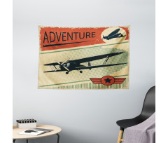 Adventure with Plane Wide Tapestry