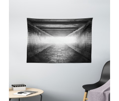 Dark Nİght Tunnel Wide Tapestry