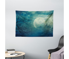 Haunted Forest Wide Tapestry
