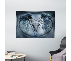 Devil Dream Scary Wide Tapestry