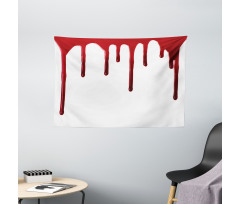 Halloween Zombie Crime Wide Tapestry