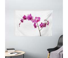 Wild Orchids Petals Wide Tapestry
