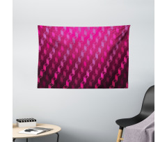 Abstract Striped Art Wide Tapestry