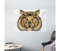 Lion Wide Tapestry