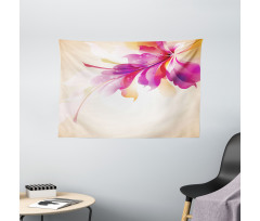 Floral Point and Leaf Wide Tapestry
