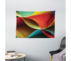 Graphic Colored Wide Tapestry