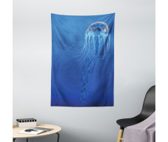 Blue Ocean Animal Tapestry