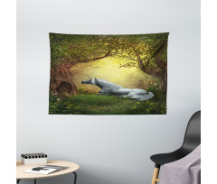 Fantasy Forest Wide Tapestry