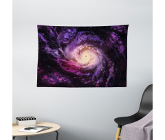 Cloudy Space Cosmos Wide Tapestry