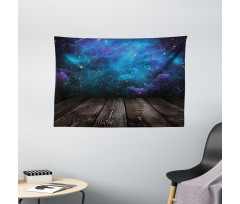 Space from Home View Wide Tapestry