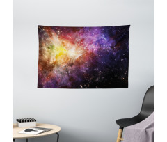 Outer Space Nebula View Wide Tapestry