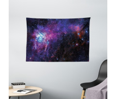Mother Baby Nebula View Wide Tapestry