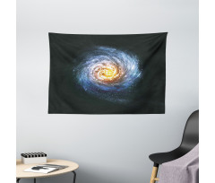 Mysterious Space Road Wide Tapestry