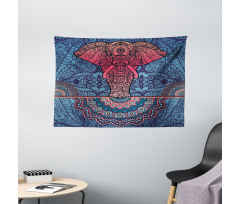 Oriental Sprials Cosmos Wide Tapestry