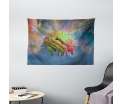 Visual Modern Energy Wide Tapestry