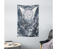 Surreal Cloud Paint Tapestry