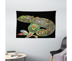 Chameleon Embelished Wide Tapestry