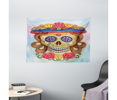 Spanish Mexican Wide Tapestry