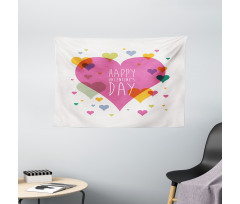 Words Love Romance Wide Tapestry